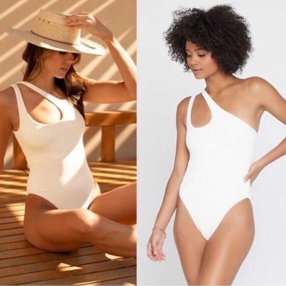 L*Space Pheobe One Piece in Cream NWT Size 6